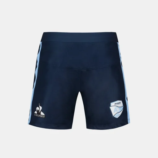 Le Coq Sportif Aviron Bayonnais - Match Outfit Pantalones Cortos Aviron Bayonnais para Niño- Rugby | Shorts
