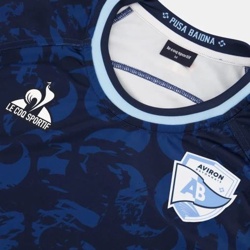 Le Coq Sportif Aviron Bayonnais - Match Outfit Camiseta Aviron Bayonnais Unisex-Hombre Rugby | Rugby