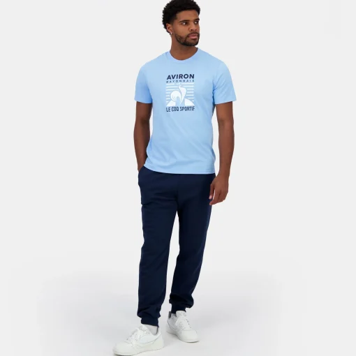 Le Coq Sportif Aviron Bayonnais Camiseta Aviron Bayonnais Hombre-Hombre Camisetas Y Tops