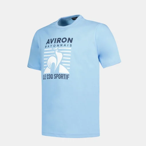 Le Coq Sportif Aviron Bayonnais Camiseta Aviron Bayonnais para Niño- Camisetas