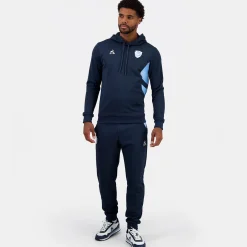 Le Coq Sportif Aviron Bayonnais Sudadera Con Capucha Aviron Bayonnais Unisex-Hombre Sudaderas Con Capucha | Sudaderas