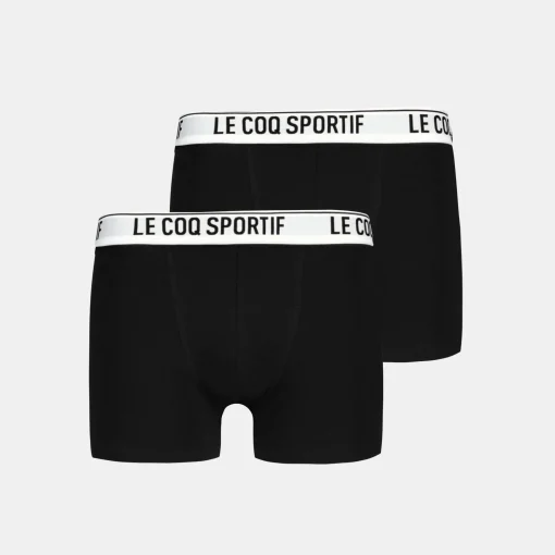 Le Coq Sportif Boxeor Hombre - Negro-Hombre Ropa Interior