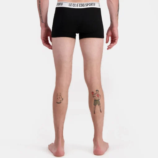 Le Coq Sportif Boxeor Hombre - Negro-Hombre Ropa Interior
