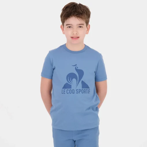 Le Coq Sportif Camiseta infantil- Camisetas