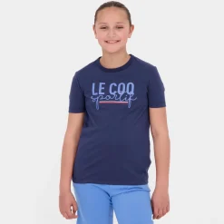 Le Coq Sportif Camiseta infantil- Camisetas