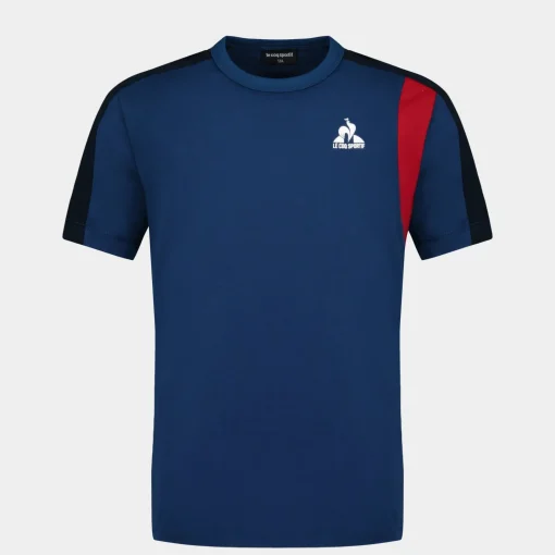 Le Coq Sportif Camiseta infantil- Camisetas