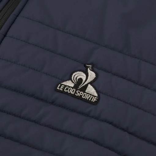 Le Coq Sportif Chaqueta de plumas sin mangas para hombre.-Hombre Chaquetas