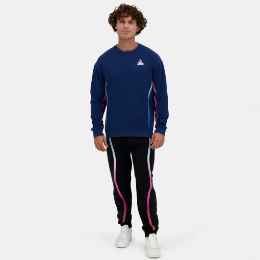 Le Coq Sportif Contemporain Sudadera de hombre CONTEMPORAIN cuello redondo-Hombre Sudaderas