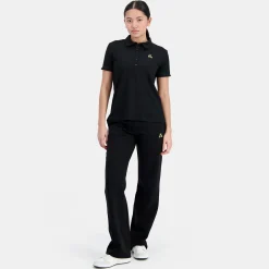 Le Coq Sportif Coq d'Or Polo Mujer - Negro-Mujer Camisetas, Polos Y Tops
