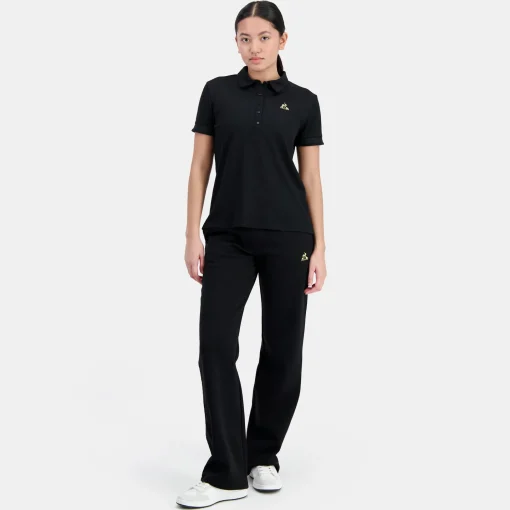 Le Coq Sportif Coq d'Or Polo Mujer - Negro-Mujer Camisetas, Polos Y Tops