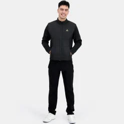 Le Coq Sportif Coq d'or Sudadera Con Cremallera Hombre - Negro-Hombre Chaquetas | Sudaderas