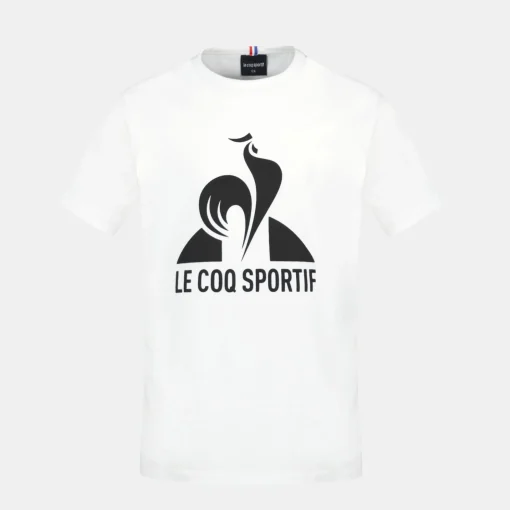 Le Coq Sportif Essentiels Camiseta para Niño - Blanco- Camisetas
