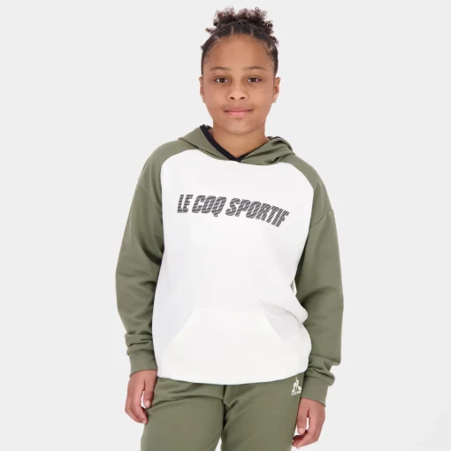 Le Coq Sportif Essentiels ESSENTIELS Sudadera con capucha y cremallera para niño- Sudaderas