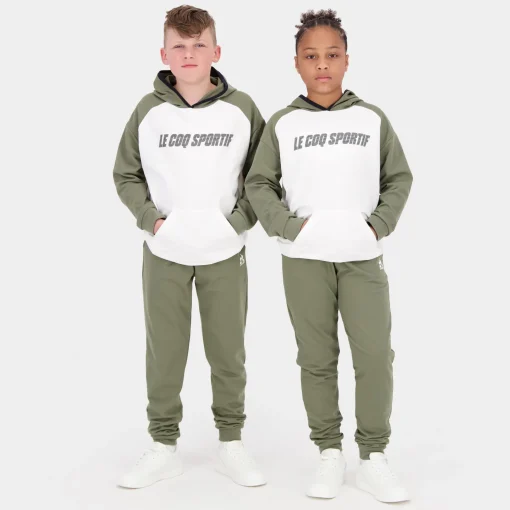 Le Coq Sportif Essentiels ESSENTIELS Sudadera con capucha y cremallera para niño- Sudaderas