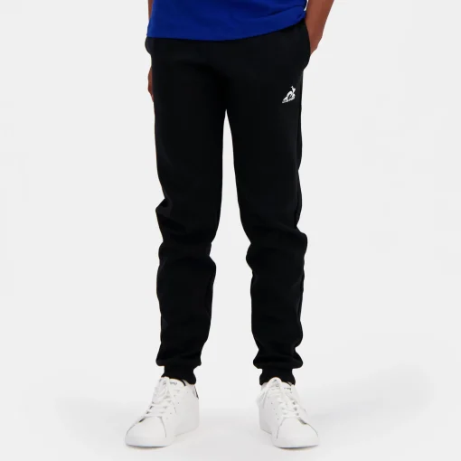 Le Coq Sportif Essentiels Pantalón para Niño - Negro- Pantalones