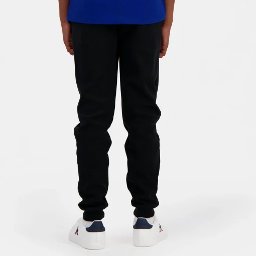 Le Coq Sportif Essentiels Pantalón para Niño - Negro- Pantalones