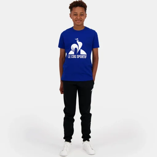 Le Coq Sportif Essentiels Pantalón para Niño - Negro- Pantalones