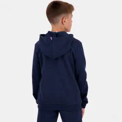 Le Coq Sportif Essentiels Sudadera Con Cremallera para Niño - Azul- Sudaderas