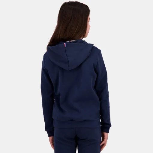 Le Coq Sportif Essentiels Sudadera Con Cremallera para Niño - Azul- Sudaderas