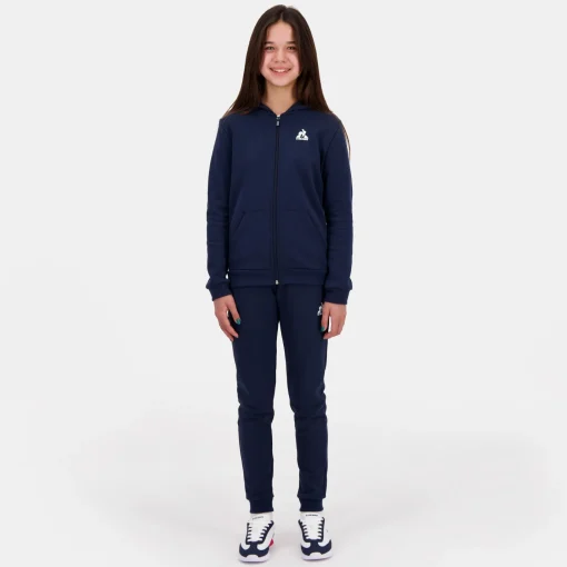Le Coq Sportif Essentiels Sudadera Con Cremallera para Niño - Azul- Sudaderas