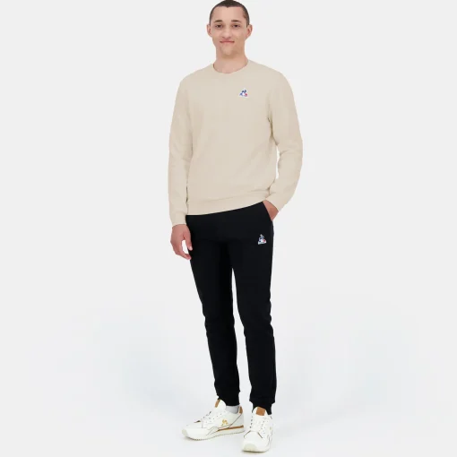 Le Coq Sportif Essentiels Sudadera de hombre ESSENTIELS con cuello redondo-Hombre Sudaderas