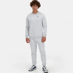 Le Coq Sportif Essentiels Sudadera de hombre ESSENTIELS con cuello redondo-Hombre Sudaderas