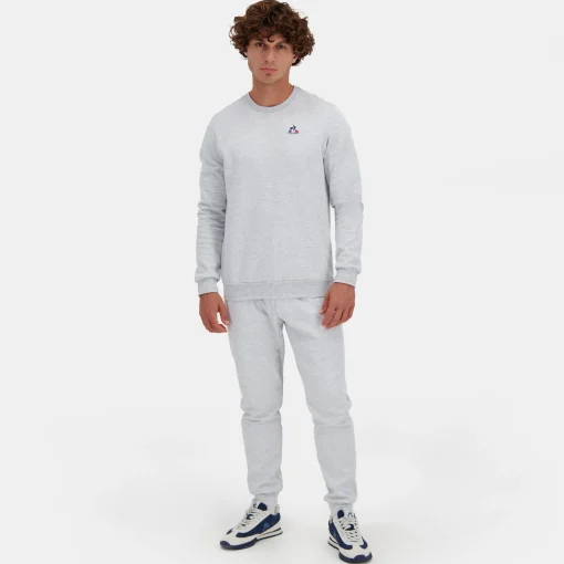 Le Coq Sportif Essentiels Sudadera de hombre ESSENTIELS con cuello redondo-Hombre Sudaderas