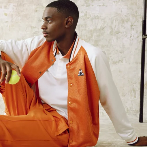 Le Coq Sportif Héritage Chaqueta bomber para hombre-Hombre Chaquetas