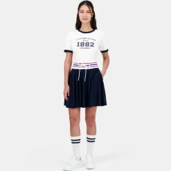 Le Coq Sportif Héritage Jupe Femme-Mujer Vestidos Y Faldas