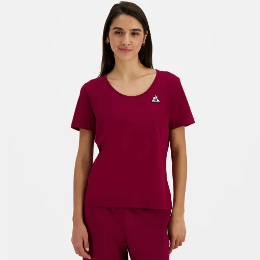 Le Coq Sportif Héritage PATRIMONIO Camiseta Mujer-Mujer Camisetas, Polos Y Tops