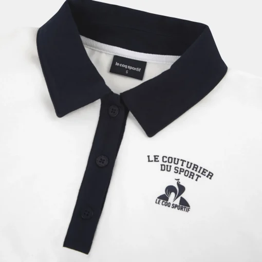 Le Coq Sportif Héritage Polo Femme-Mujer Camisetas, Polos Y Tops