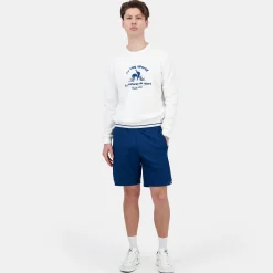 Le Coq Sportif Héritage Sudadera HERITAGE de cuello redondo para hombre.-Hombre Sudaderas