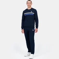 Le Coq Sportif Héritage Sudadera HERITAGE de cuello redondo para hombre.-Hombre Sudaderas