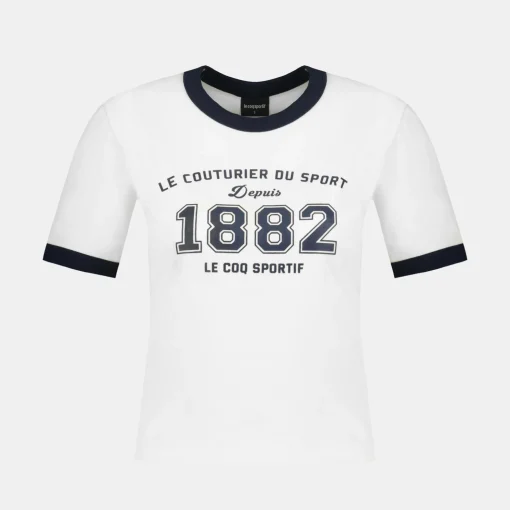 Le Coq Sportif Héritage T-shirt Femme-Mujer Camisetas, Polos Y Tops