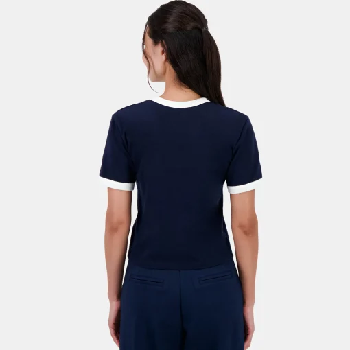 Le Coq Sportif Héritage T-shirt Femme-Mujer Camisetas, Polos Y Tops