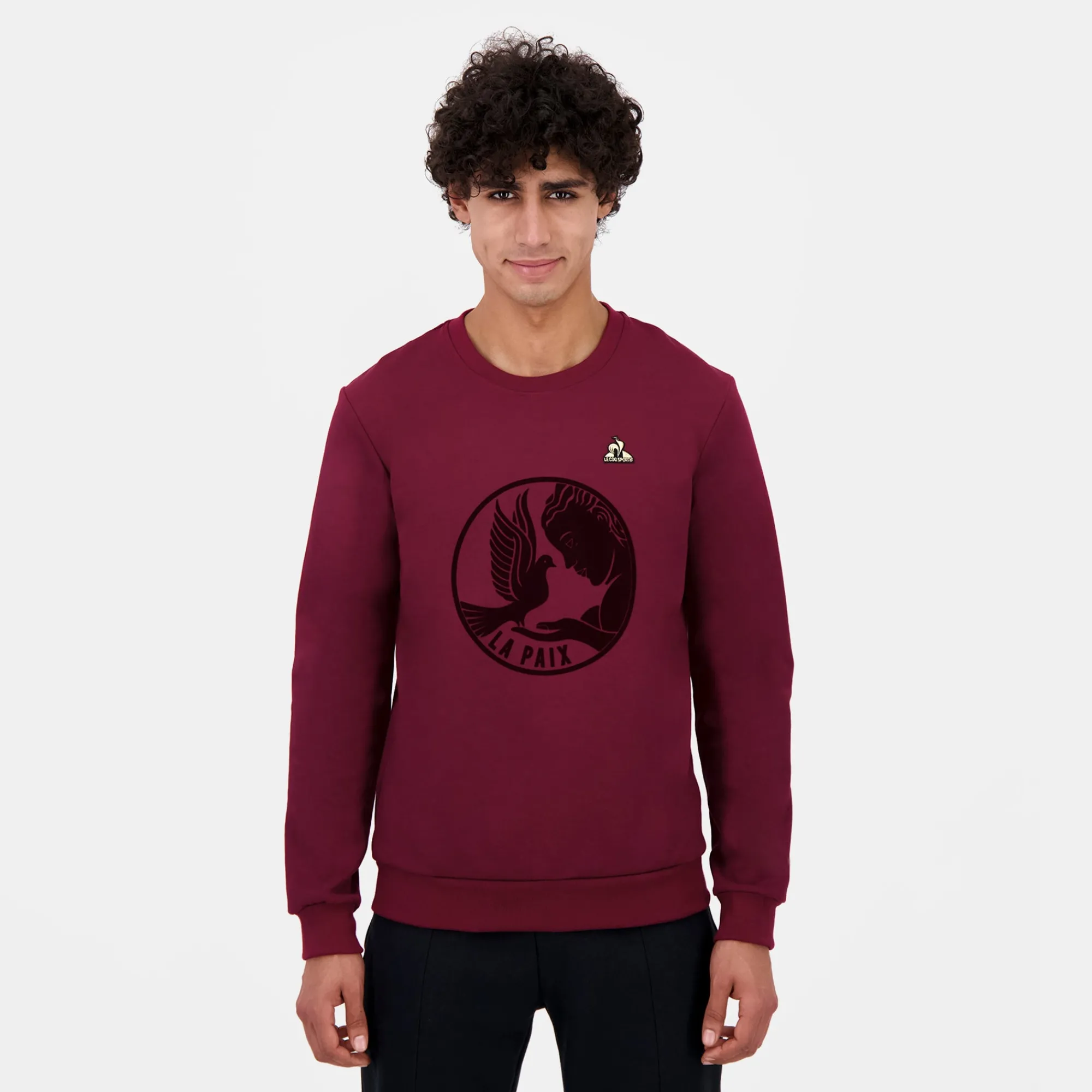 Le Coq Sportif La Paix Sudadera de hombre-Hombre Sudaderas