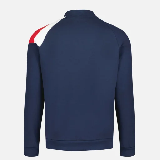Le Coq Sportif Équipe de France Olympique EFROP Sudadera con cremallera de hombre-Hombre Sudaderas