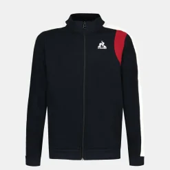 Le Coq Sportif Sudadera con cremallera para niño- Sudaderas