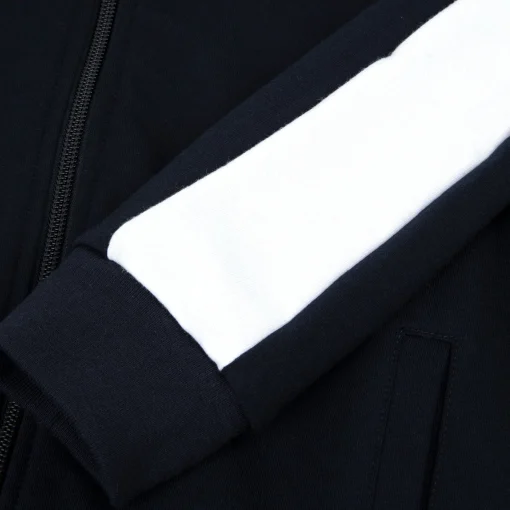 Le Coq Sportif Sudadera con cremallera para niño- Sudaderas