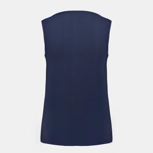 Le Coq Sportif Tenis Camiseta Sin Mangas Mujer Tenis - Azul-Mujer Tenis | Tenis