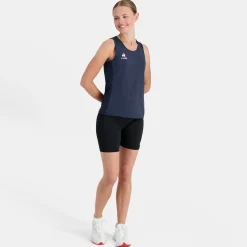 Le Coq Sportif Tenis Camiseta Sin Mangas Mujer Tenis - Azul-Mujer Tenis | Tenis