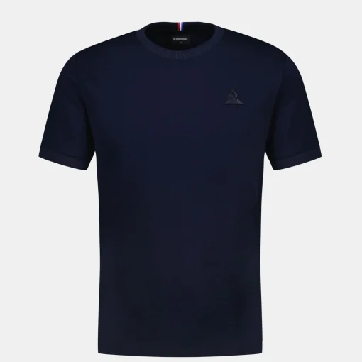 Le Coq Sportif Ton sur ton Camiseta Hombre Ton sur ton - Azul-Hombre Camisetas Y Tops