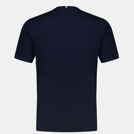 Le Coq Sportif Ton sur ton Camiseta Hombre Ton sur ton - Azul-Hombre Camisetas Y Tops