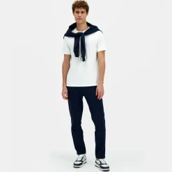 Le Coq Sportif Ton sur ton Camiseta Hombre Ton sur ton - Blanco-Hombre Camisetas Y Tops