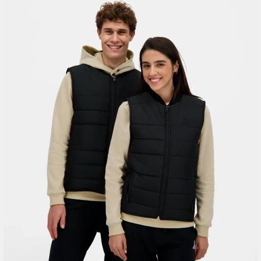 Le Coq Sportif Ton sur ton Chaqueta De Plumón sans manche Unisex Ton sur ton - Negro-Mujer Chaquetas | Chaquetas