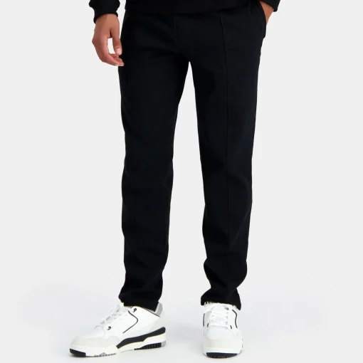 Le Coq Sportif Ton sur ton Pantalón Hombre Ton sur ton - Negro-Hombre Pantalones