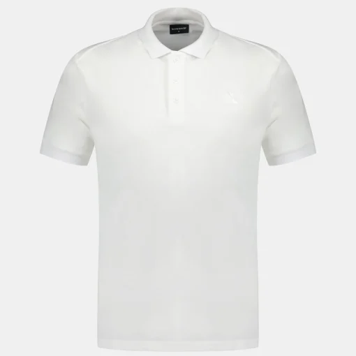 Le Coq Sportif Ton sur ton Polo Hombre Ton sur ton - Blanco-Hombre Polos