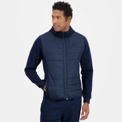Le Coq Sportif Ton sur ton Sudadera Con Cremallera Hombre Ton sur ton - Azul-Hombre Chaquetas | Sudaderas Con Capucha