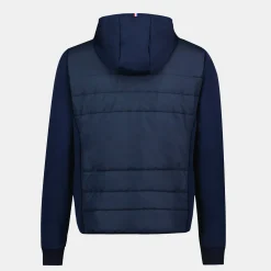 Le Coq Sportif Ton sur ton Sudadera Con Cremallera Hombre Ton sur ton - Azul-Hombre Chaquetas | Sudaderas Con Capucha