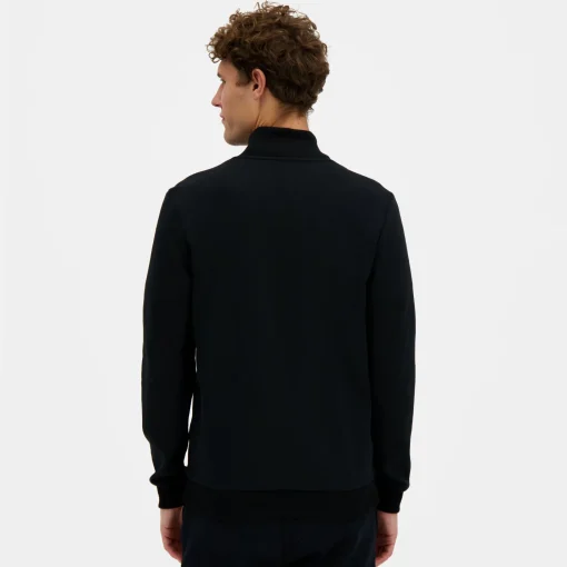 Le Coq Sportif Ton sur ton Sudadera Con Cremallera Hombre Ton sur ton - Negro-Hombre Sudaderas